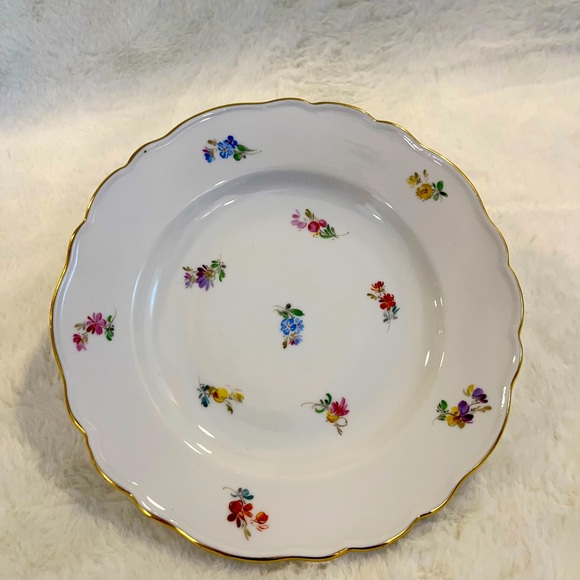 Antique Meissen plate c1900 - Picture 3 of 4